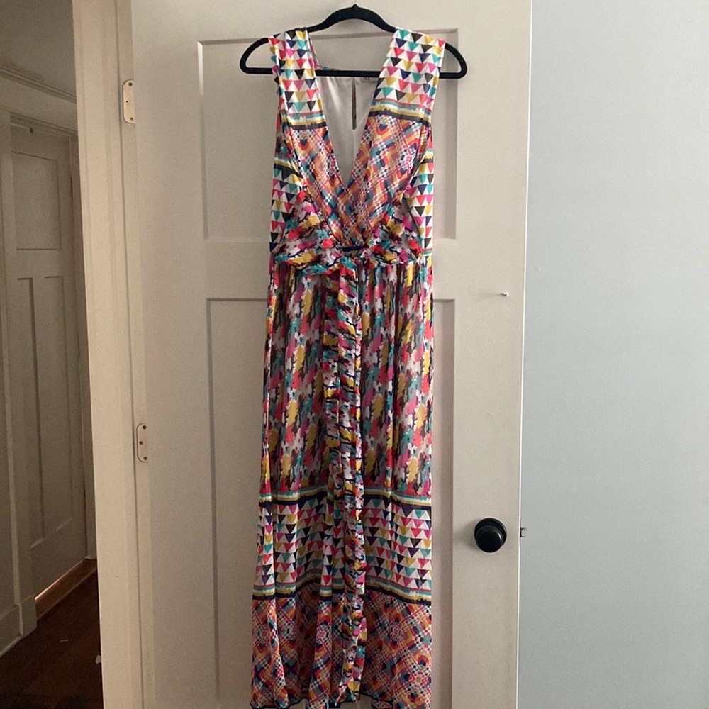 Multicolor Geometric Pattern jumpsuit